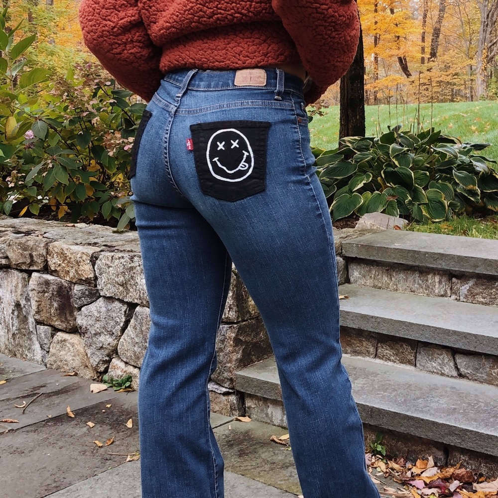 Vintage Levi’s with hand painted pockets